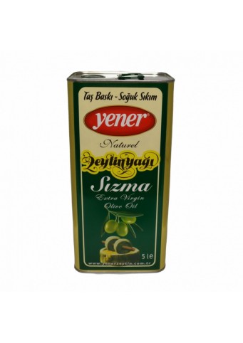 Taş Baskı Soğuk Sıkım Zeytinyağı 5 LT