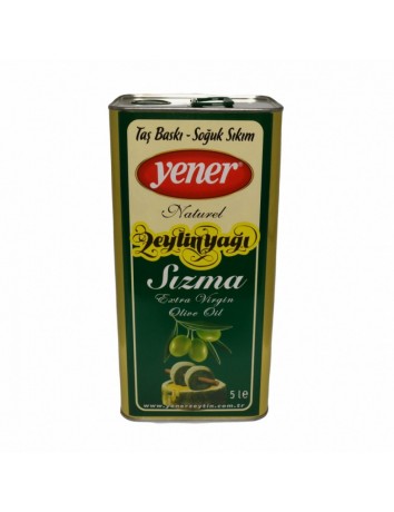 Taş Baskı Soğuk Sıkım Zeytinyağı 5 LT