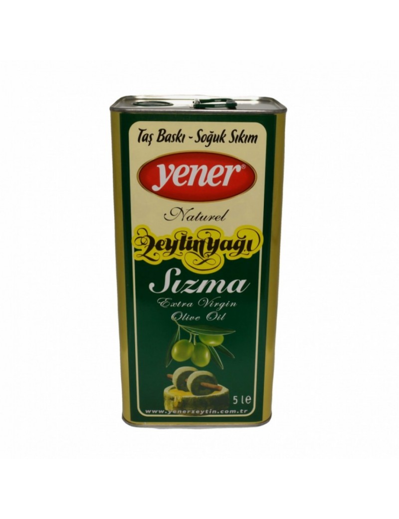Taş Baskı Soğuk Sıkım Zeytinyağı 5 LT