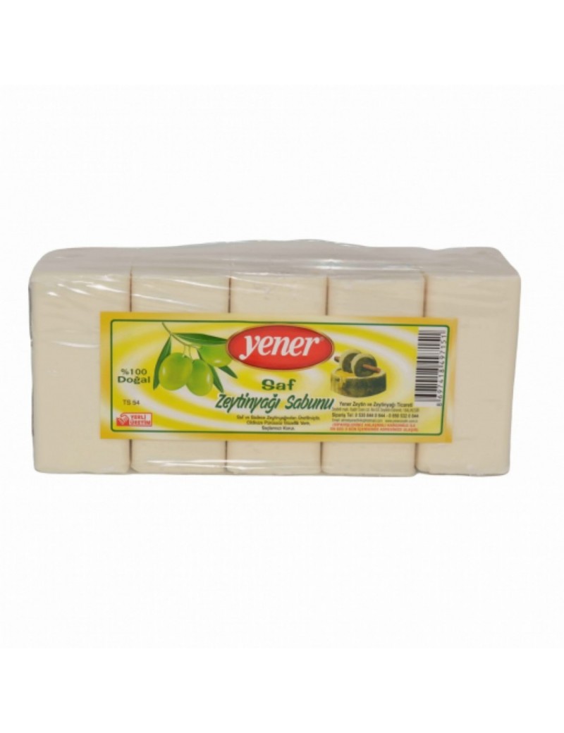 Saf Zeytinyağı Sabunu 5′ li Paket