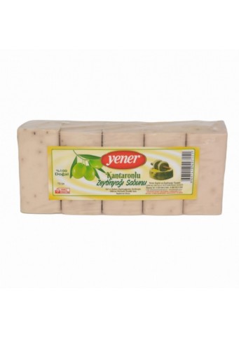 Sarı Kantaronlu, Doğal Zeytinyağı Sabunu 5′ li Paket