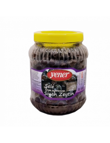 Siyah Sele Yener Zeytin 1,500 gr Doğal Fermente