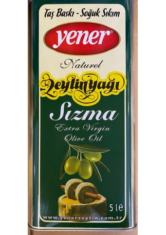 Taş Baskı Soğuk Sıkım Zeytinyağı 5 LT