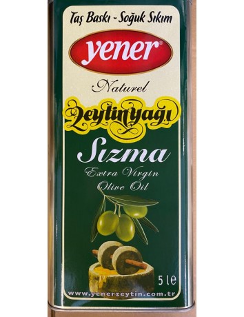 Taş Baskı Soğuk Sıkım Zeytinyağı 5 LT